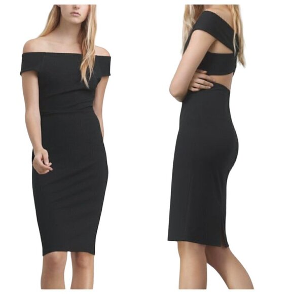 Aritzia Talula Varndell Gray Dress,size XS, Criss Cross Back - Picture 3 of 10